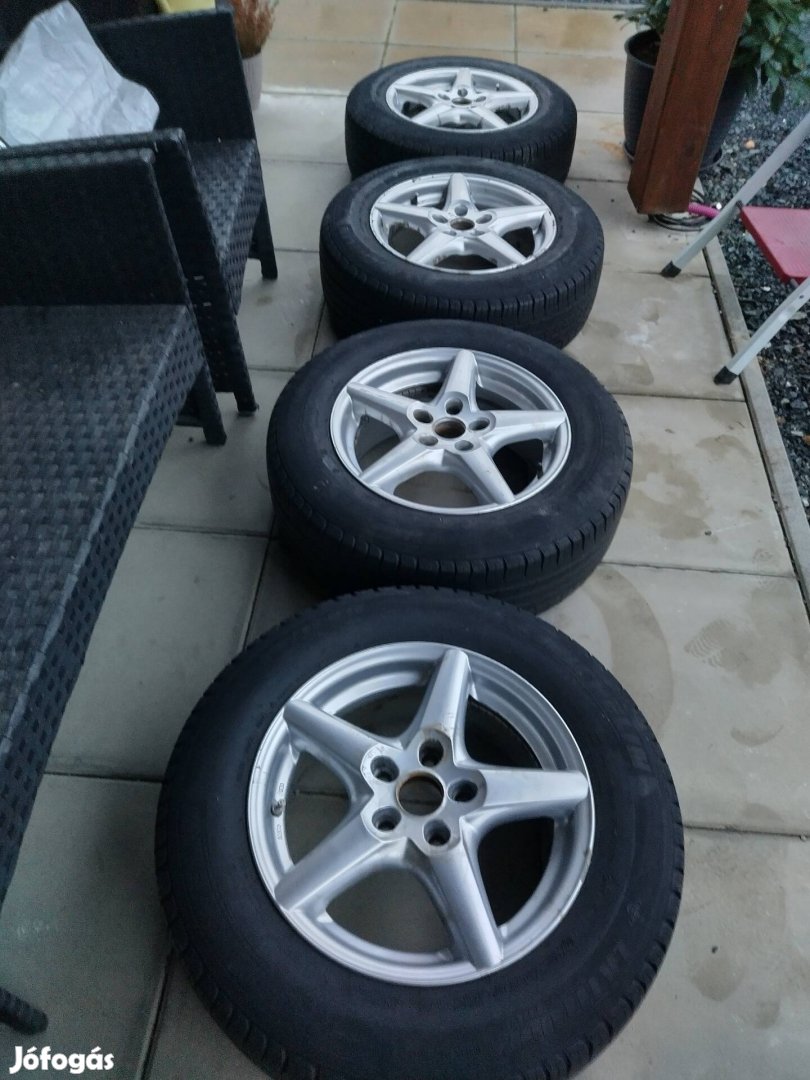 Alufelni 16"5*114,, Michelin gumikkal M+s