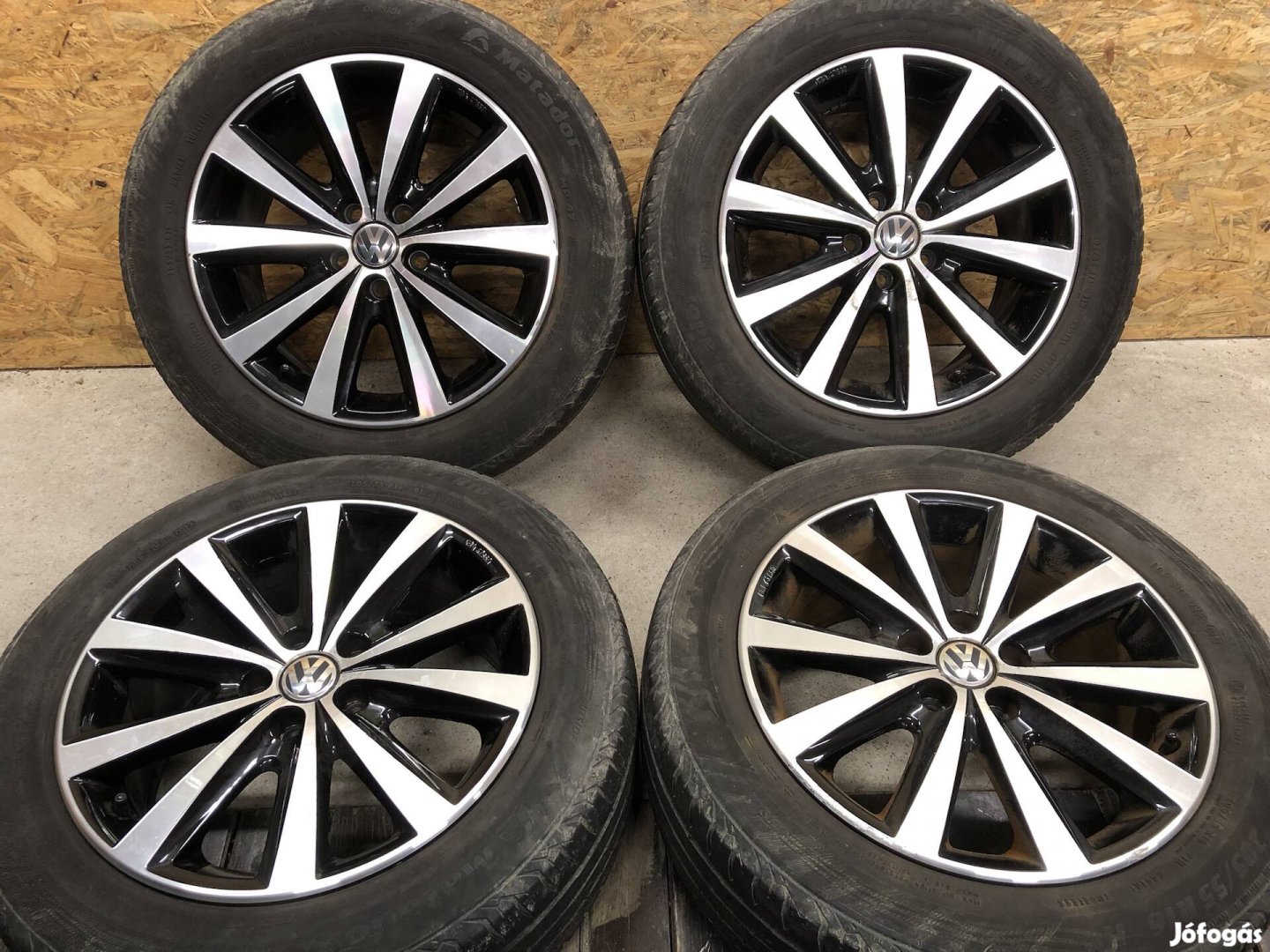 Alufelni 16 colos VW 5x100, golf 4, Polo 16 col