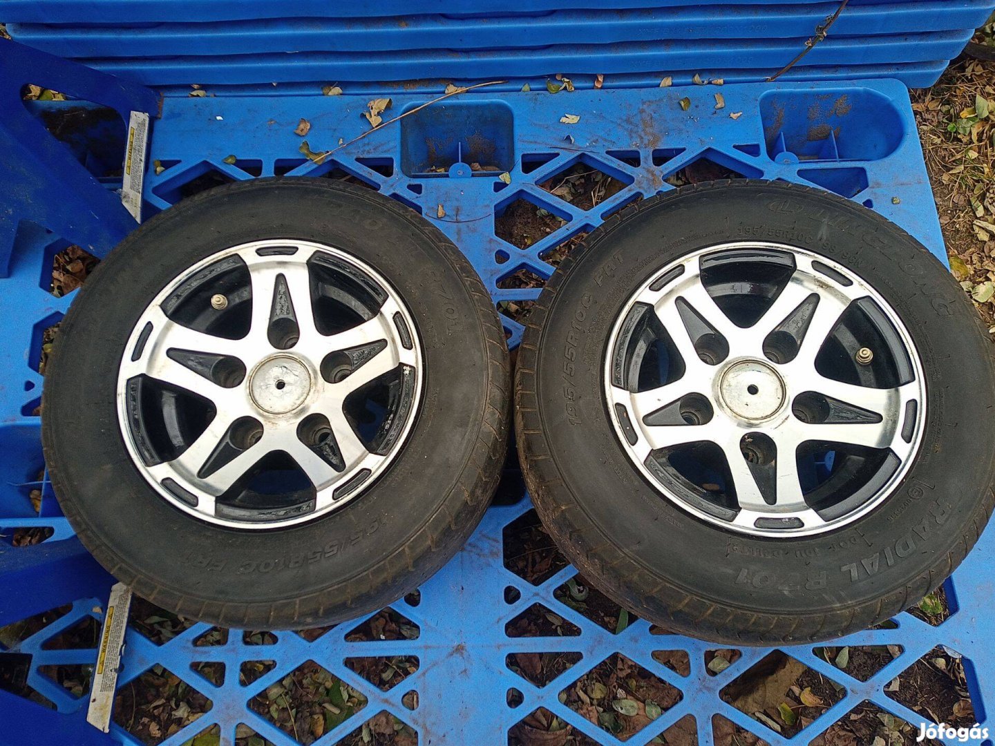 Alufelni 195/55 R10C utánfutó kerék felni 5×112