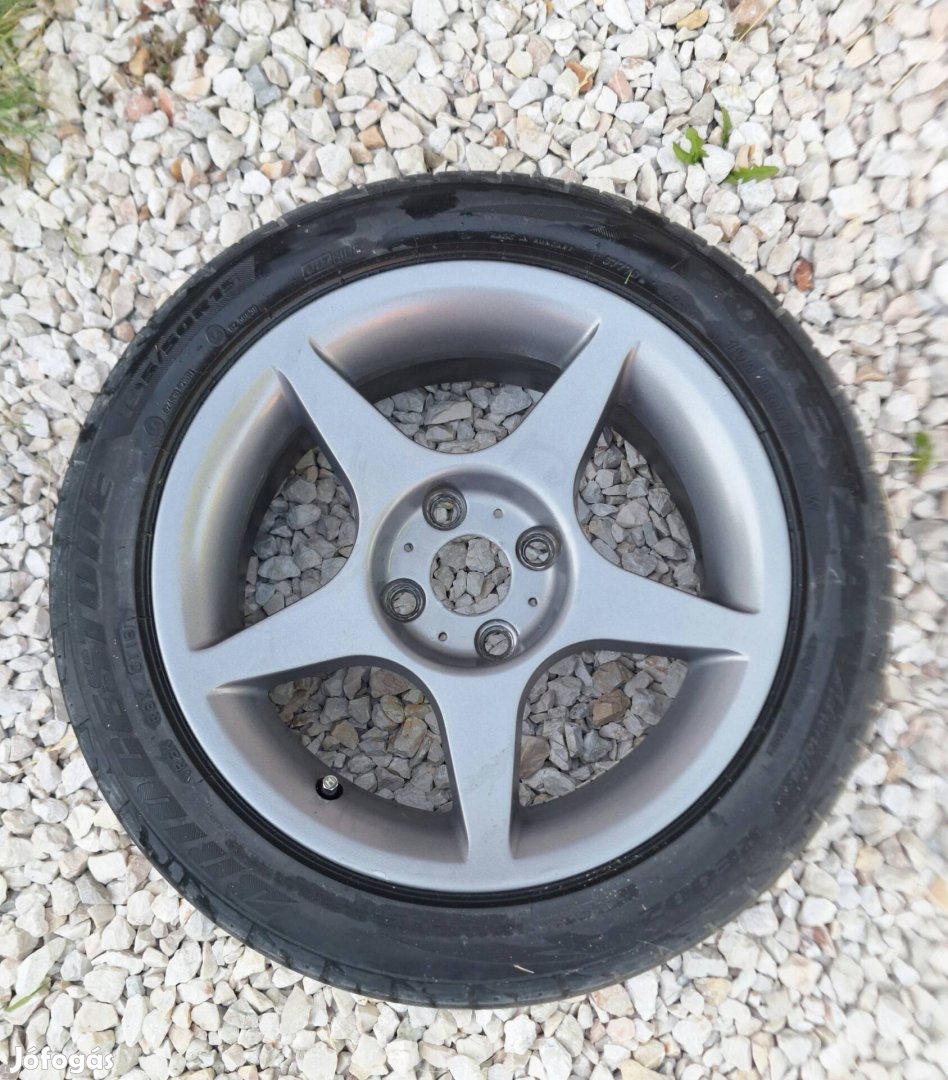 Alufelni 4×100 15" + 195/55/R15 gumik