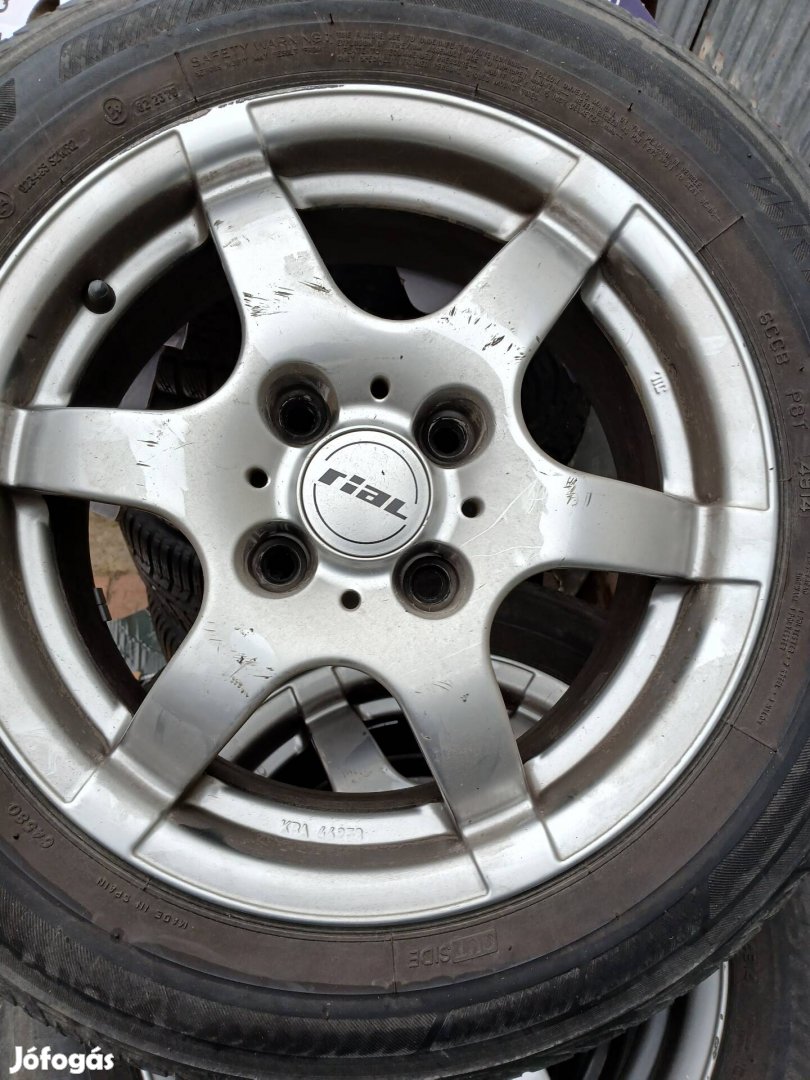 Alufelni 4x114,3x15 szerelt. 