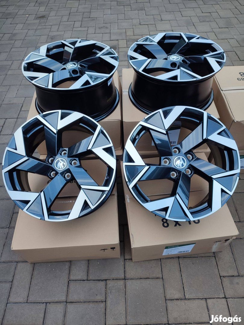 Alufelni 5x112 Skoda gyári új garnitúra 18"méretben!