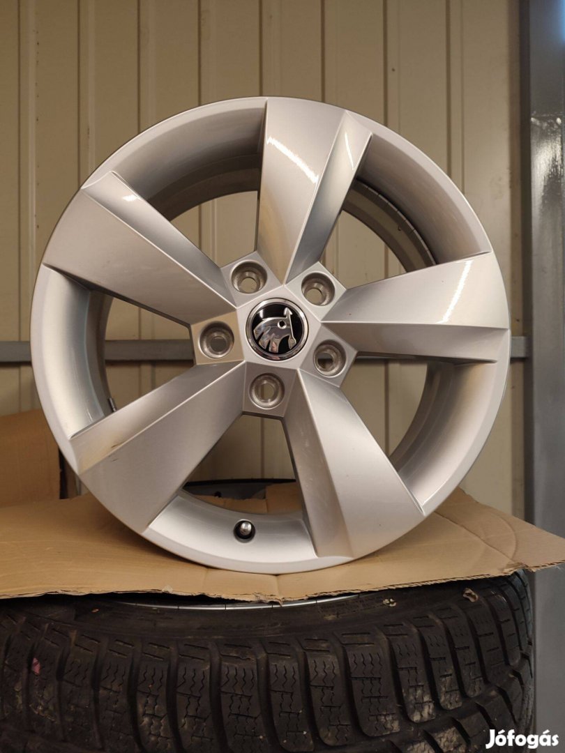 Alufelni 5x112 Skoda gyári újszerű 17"garnitúra!