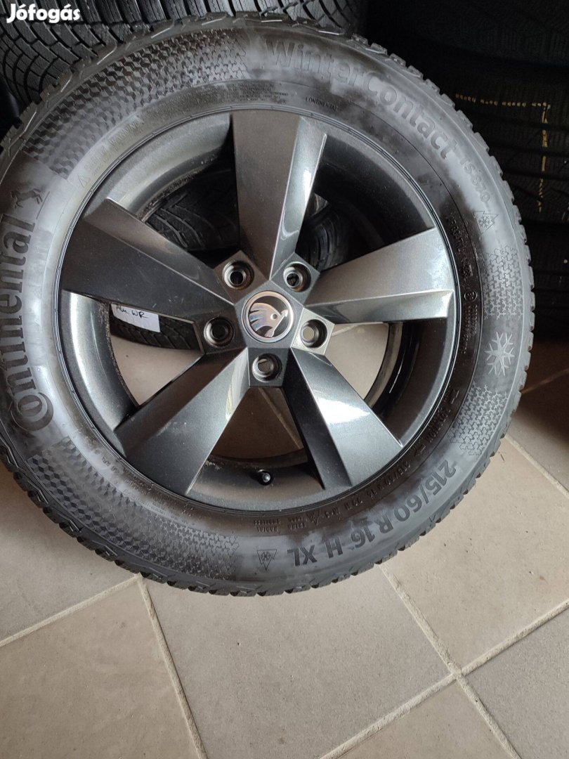 Alufelni 5x112 Skoda gyári újszerű garnitúra 16"méretben!