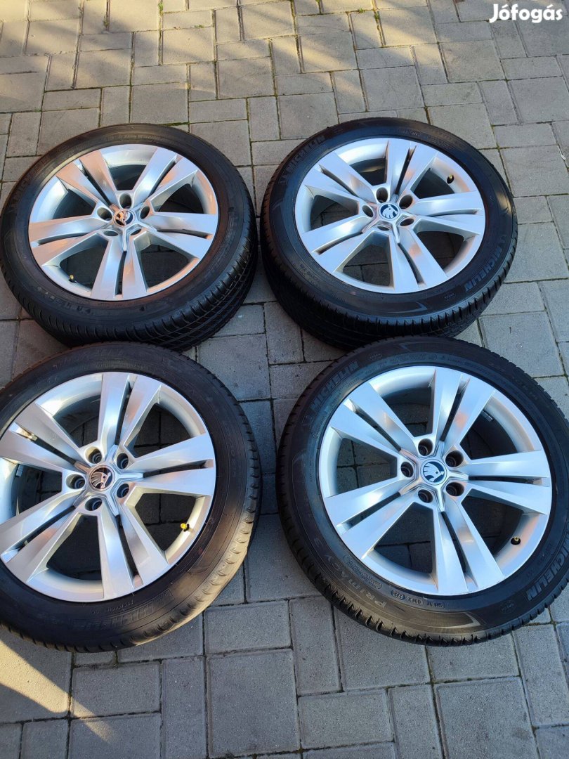Alufelni 5x112 Skoda gyári újszerű garnitúra 18