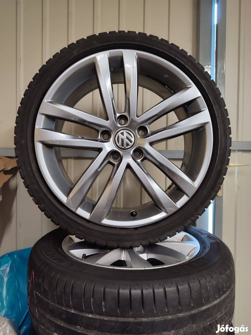 Alufelni 5x112 Volkswagen Golf gyári újszerű garnitúra 18"méretben!