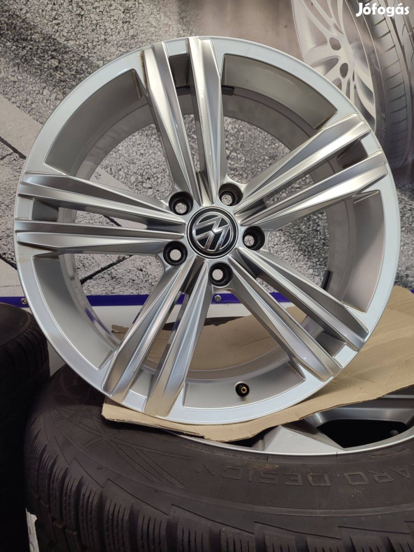 Alufelni 5x112 Volkswagen Tiguan gyári újszerű garnitúra 18"méretben!