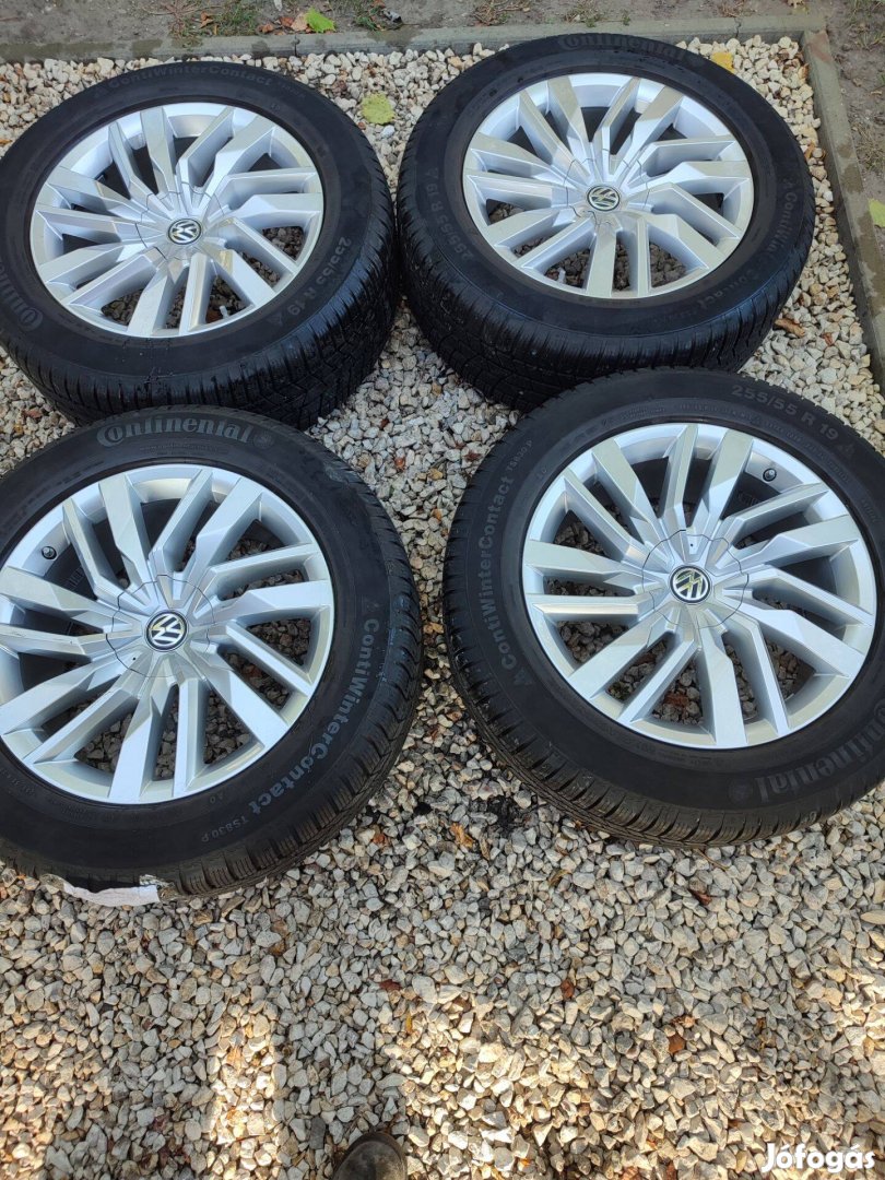 Alufelni 5x112 Volkswagen Touareg gyári újszerű téli garnitúra 19"mére