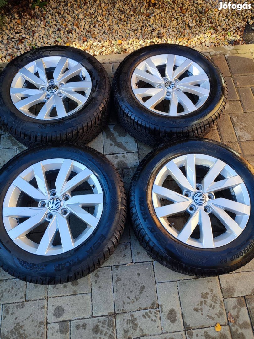 Alufelni 5x112 Volkswagen gyári újszerű téli garnitúra 16"méretben!