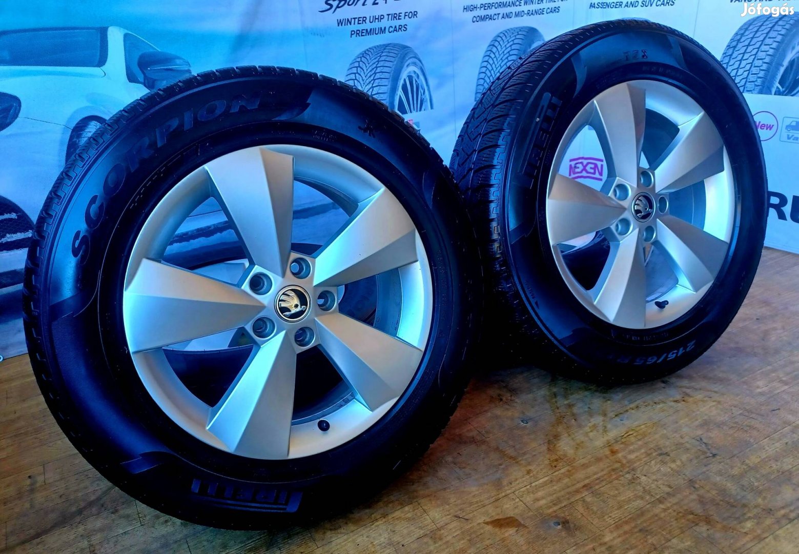 Alufelni Gyári Kodiaq Tarraco Tiguan 5x112 215/65r17 téli 