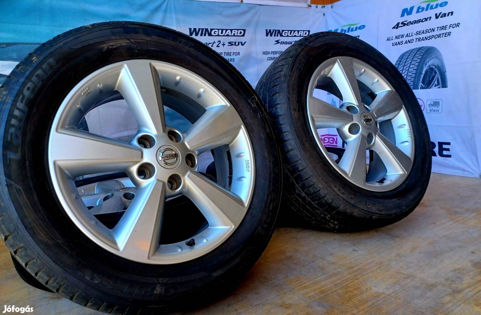 Alufelni Gyári Nissan Qashqai Renault Daster 5x114.3 215/60r17 nyári 