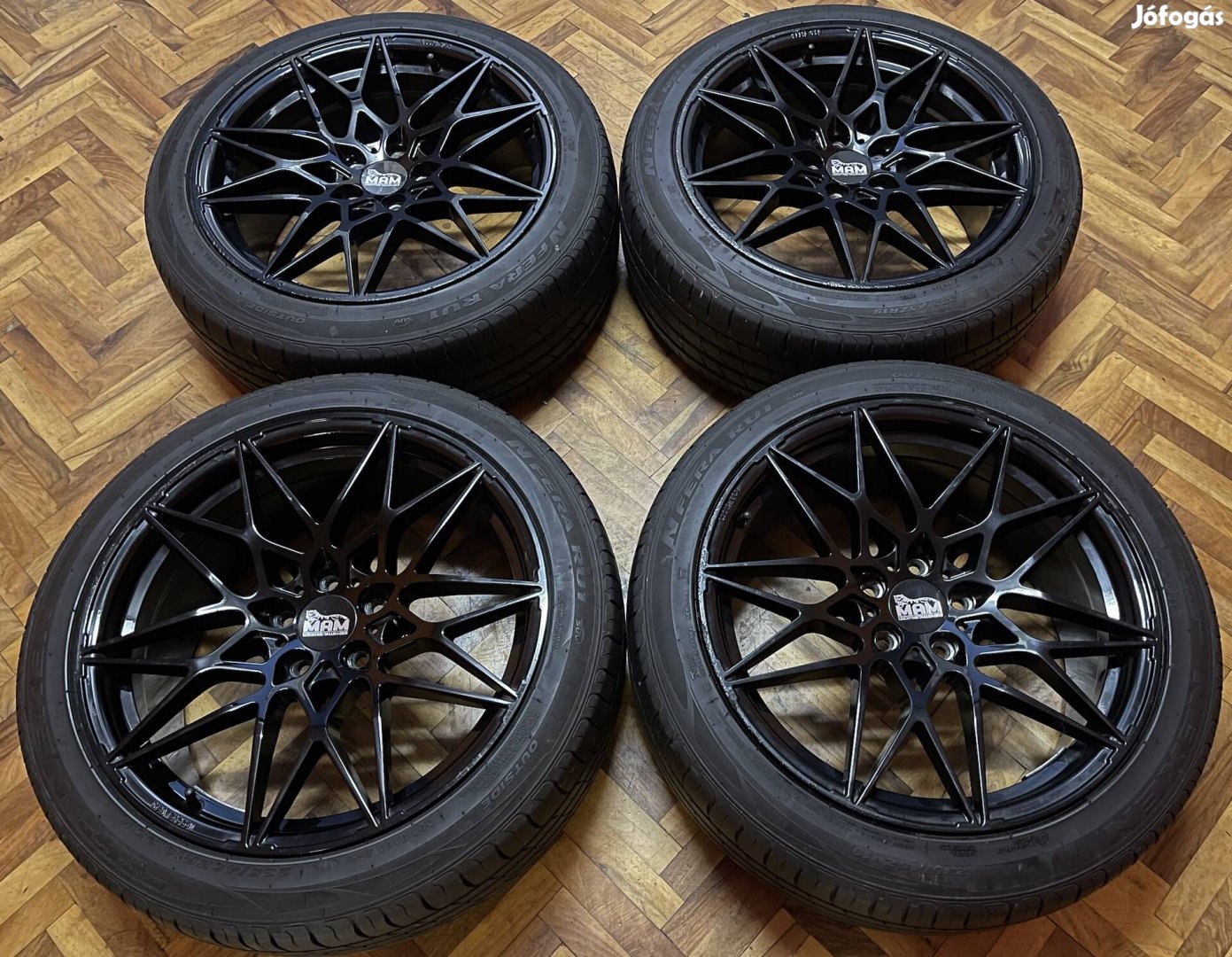 Alufelni MAM B2 19" 5x112 , 235/45 zr19 Nexen Nyárigumikkal