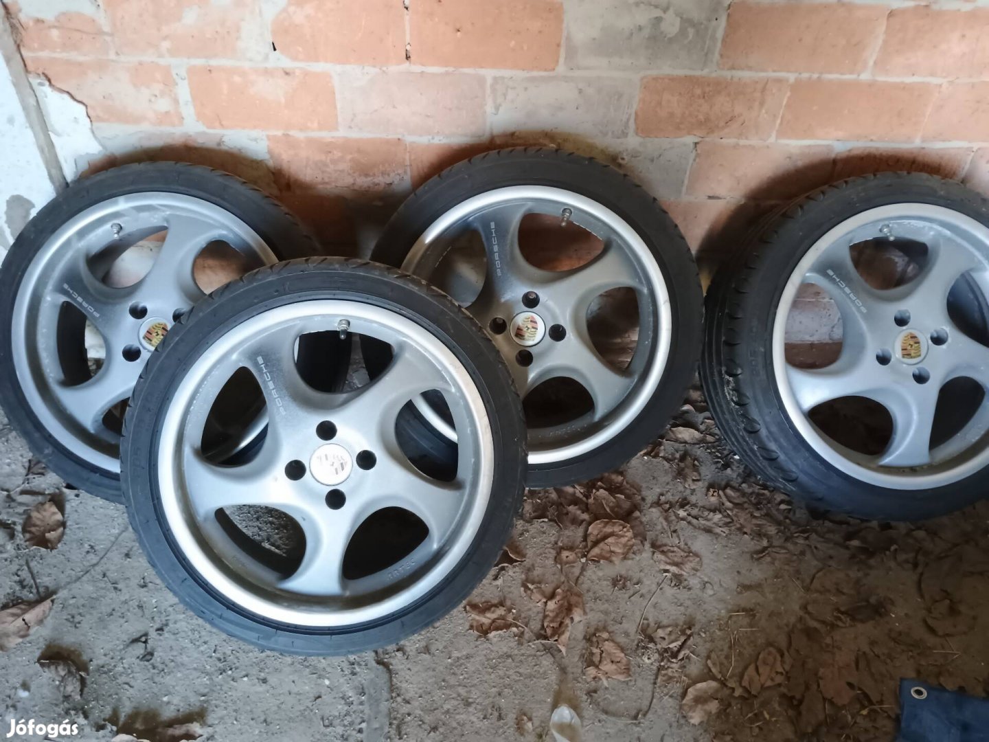 Alufelni, Porsche Replica 4*100, alig használt abroncsal