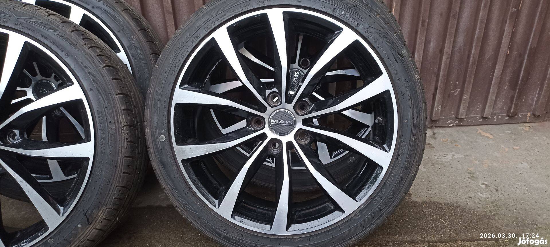 Alufelni abronccsal - Falken nyári 21545 R18 Mak Wolf Black