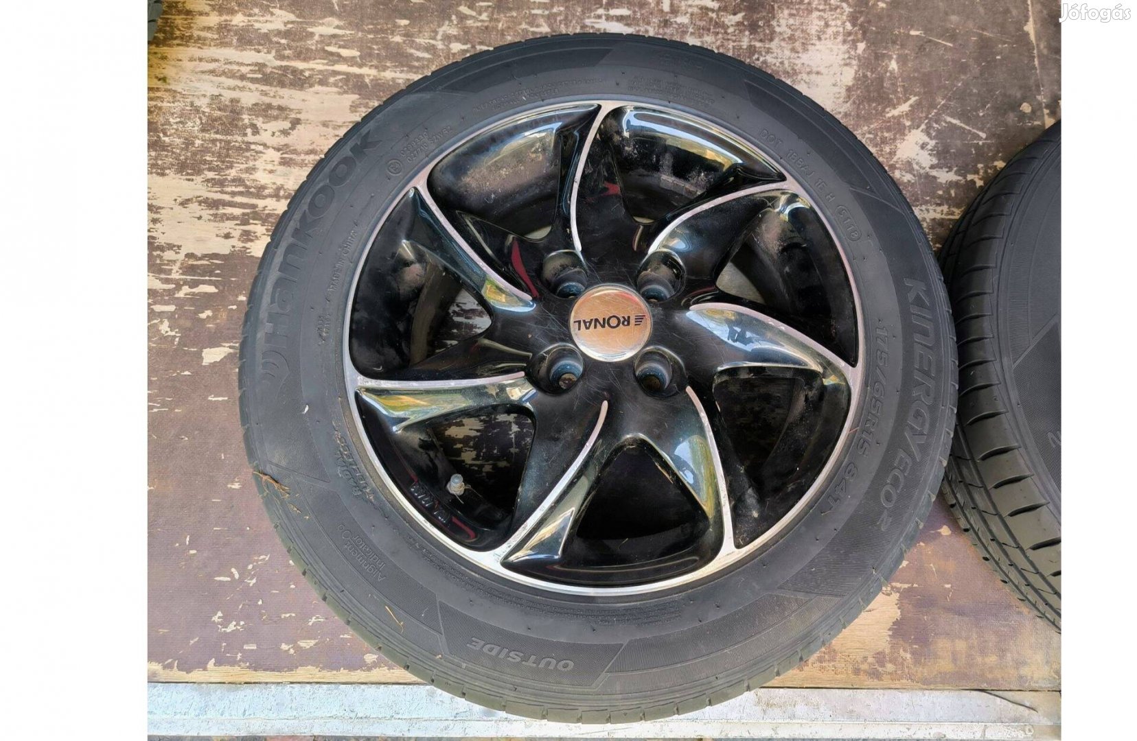 Alufelni felni Ronal 15" , 6,5x15 H2 4x100 Hankook nyári gumival 4db