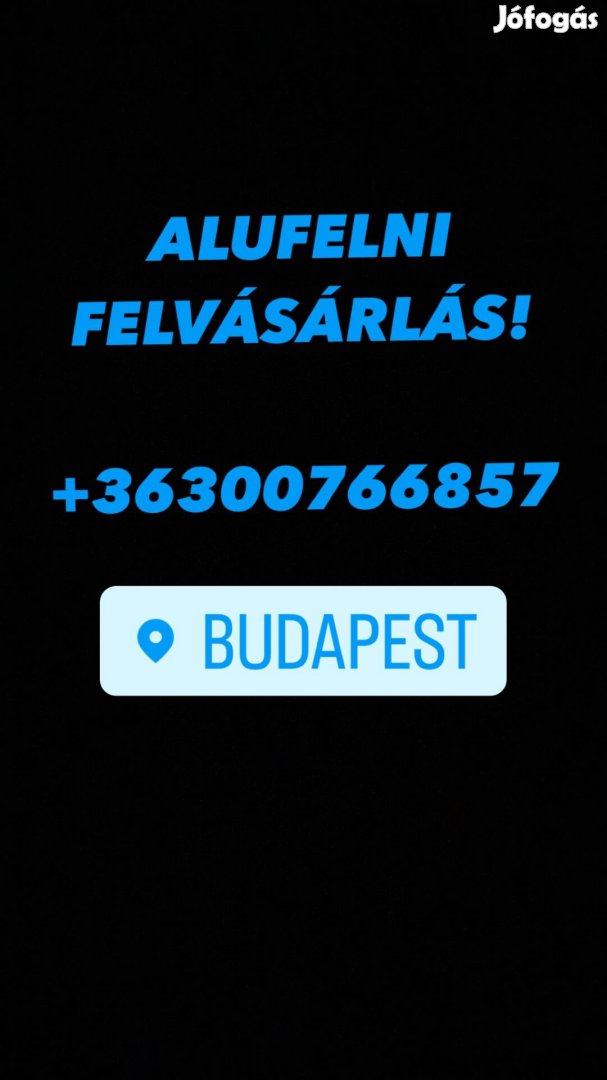 Alufelni felvásárlás