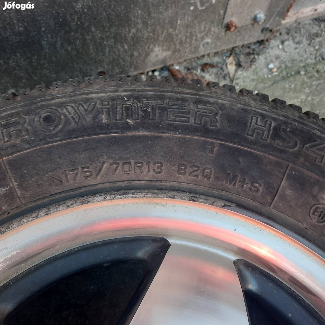 Alufelni garnitúra téli gumival