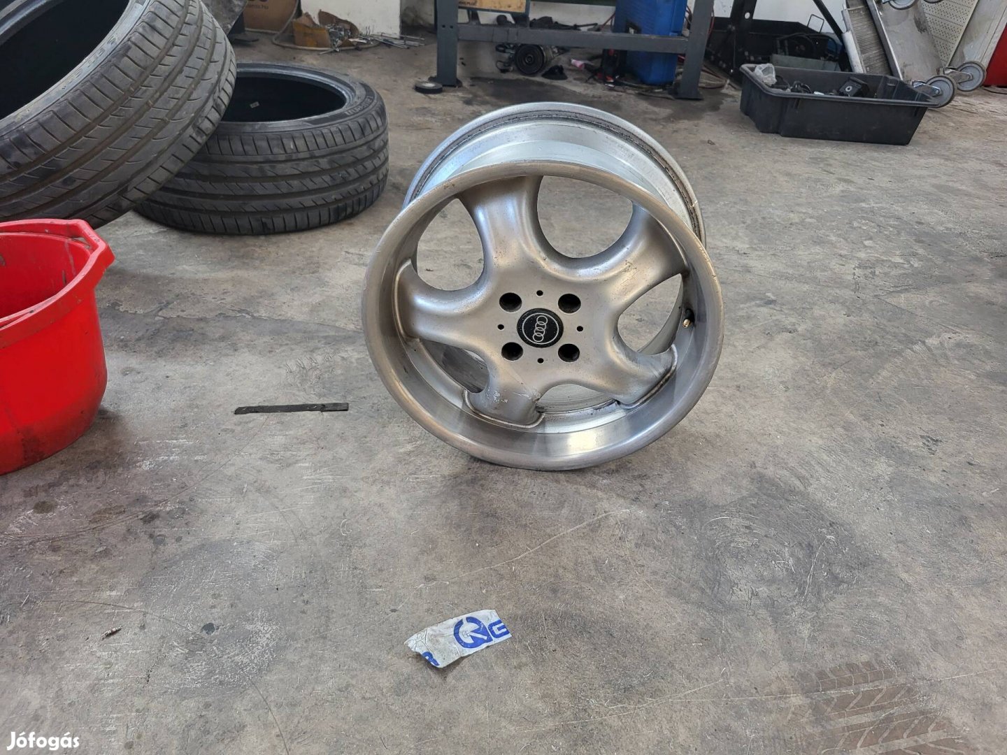 Alufelni normáli állapot Audi 80 Cabriomon volt
