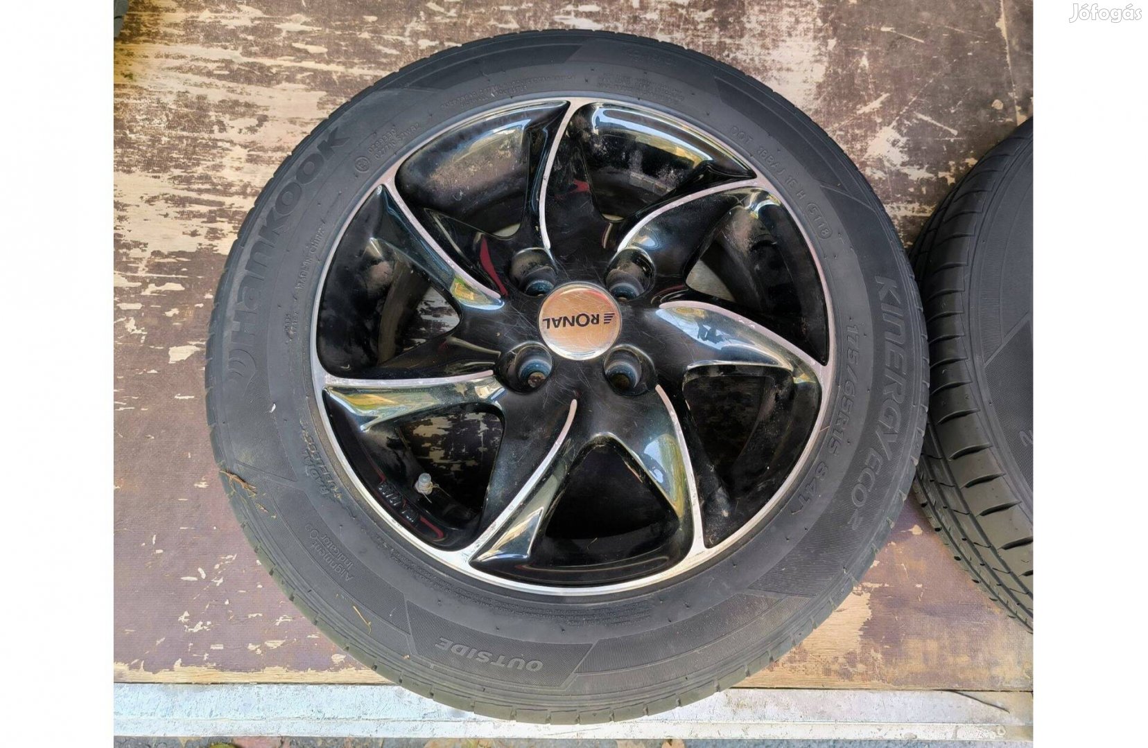 Alufelni szett Ronal 15" , 6,5x15H2, Hankook nyári gumival