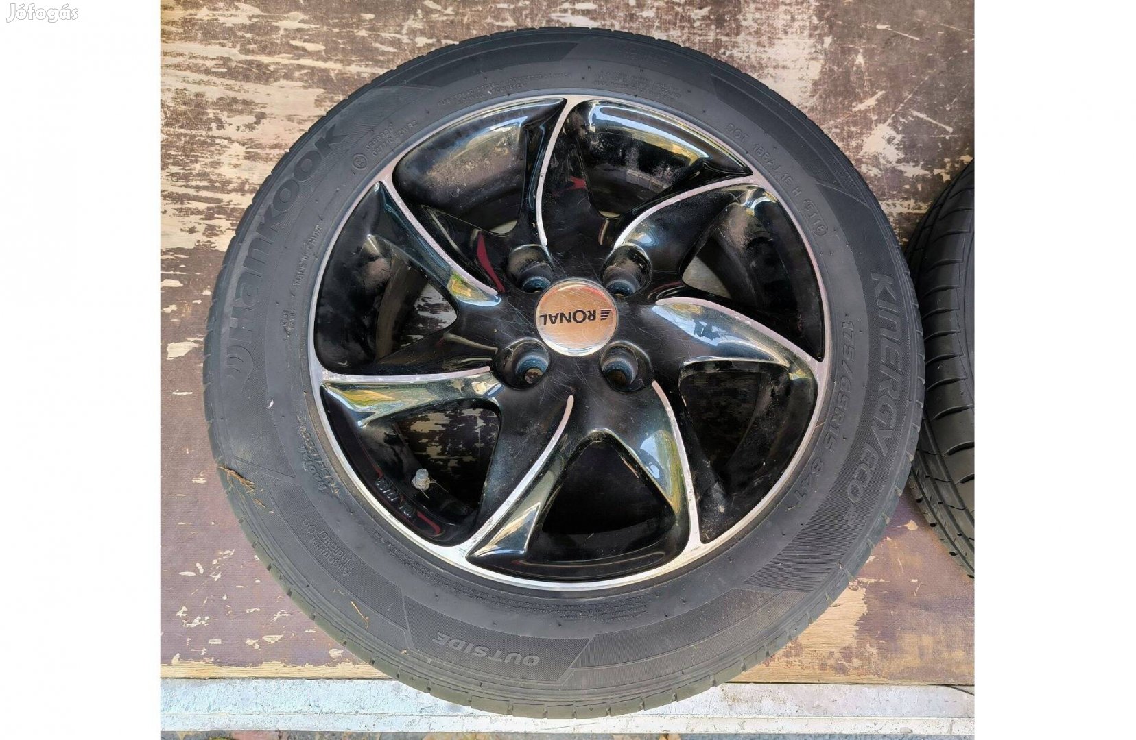 Alufelni szett Ronal 15" , Mini Cooper 6,5x15H2, Hankook nyári gumival