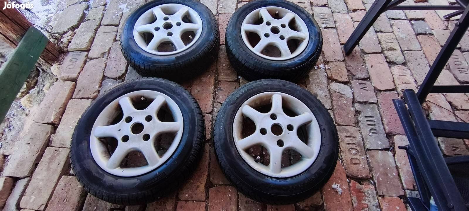 Alufelni téli gumival 4db 15570R13