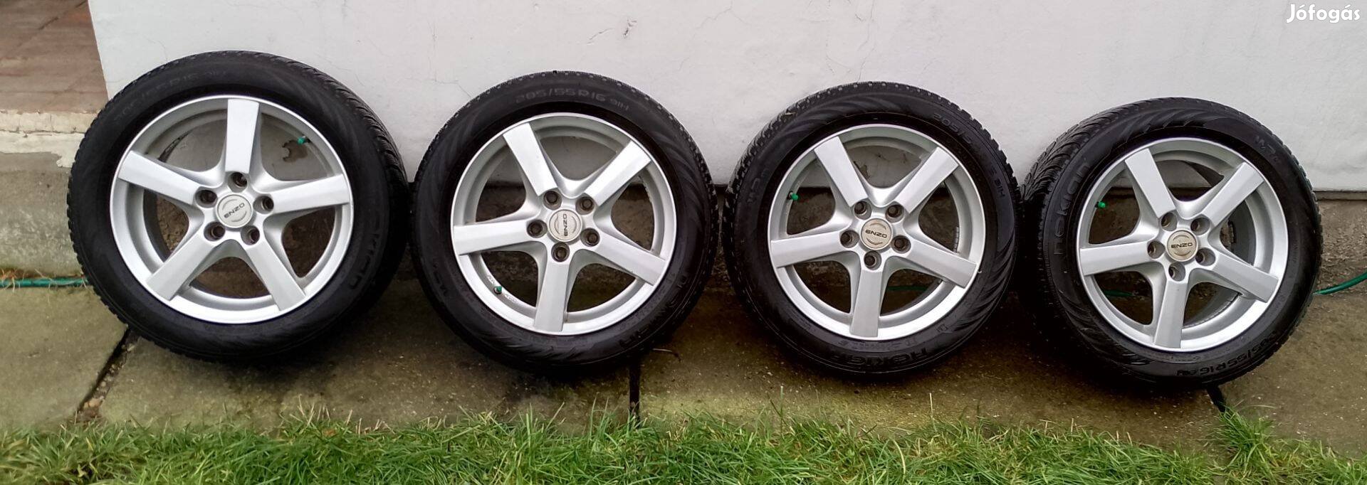 Alufelni téligumival 16" col (5x120 7Jx16 ET42) 4db