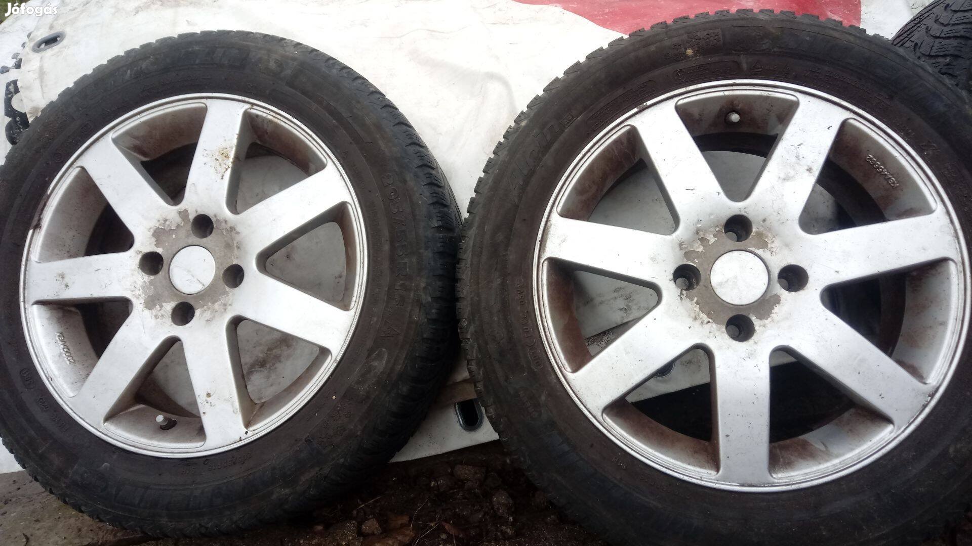 Alufelnik gumikkal 16 zoll 4x108mm osztókör, citroen, peugeot, ford