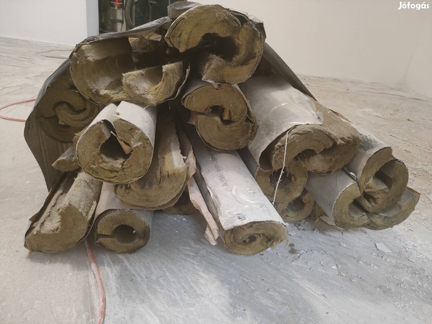 Alukasírozott kőzetgyapot csőhéj 