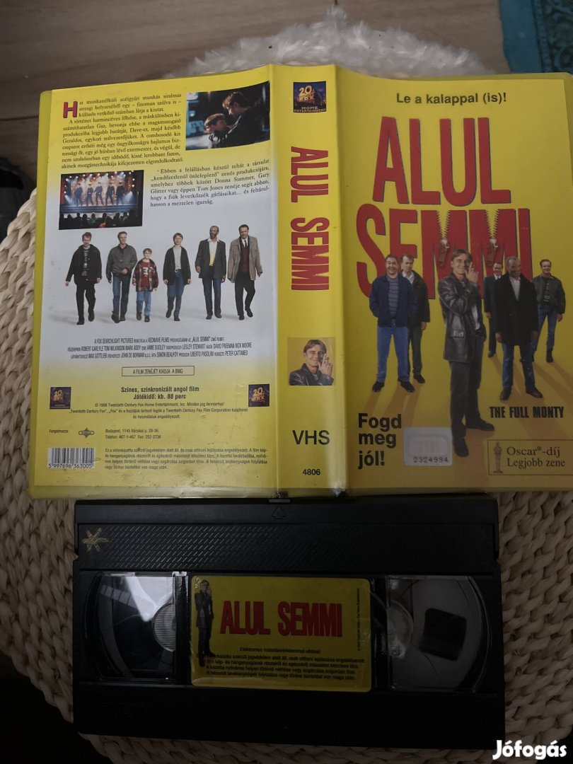 Alul semmi vhs film