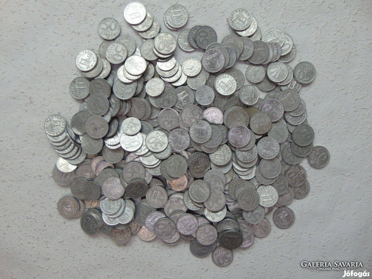 Alumínium 10 - 20 - 50 fillér - 1 forint 380 db 30 ft / db
