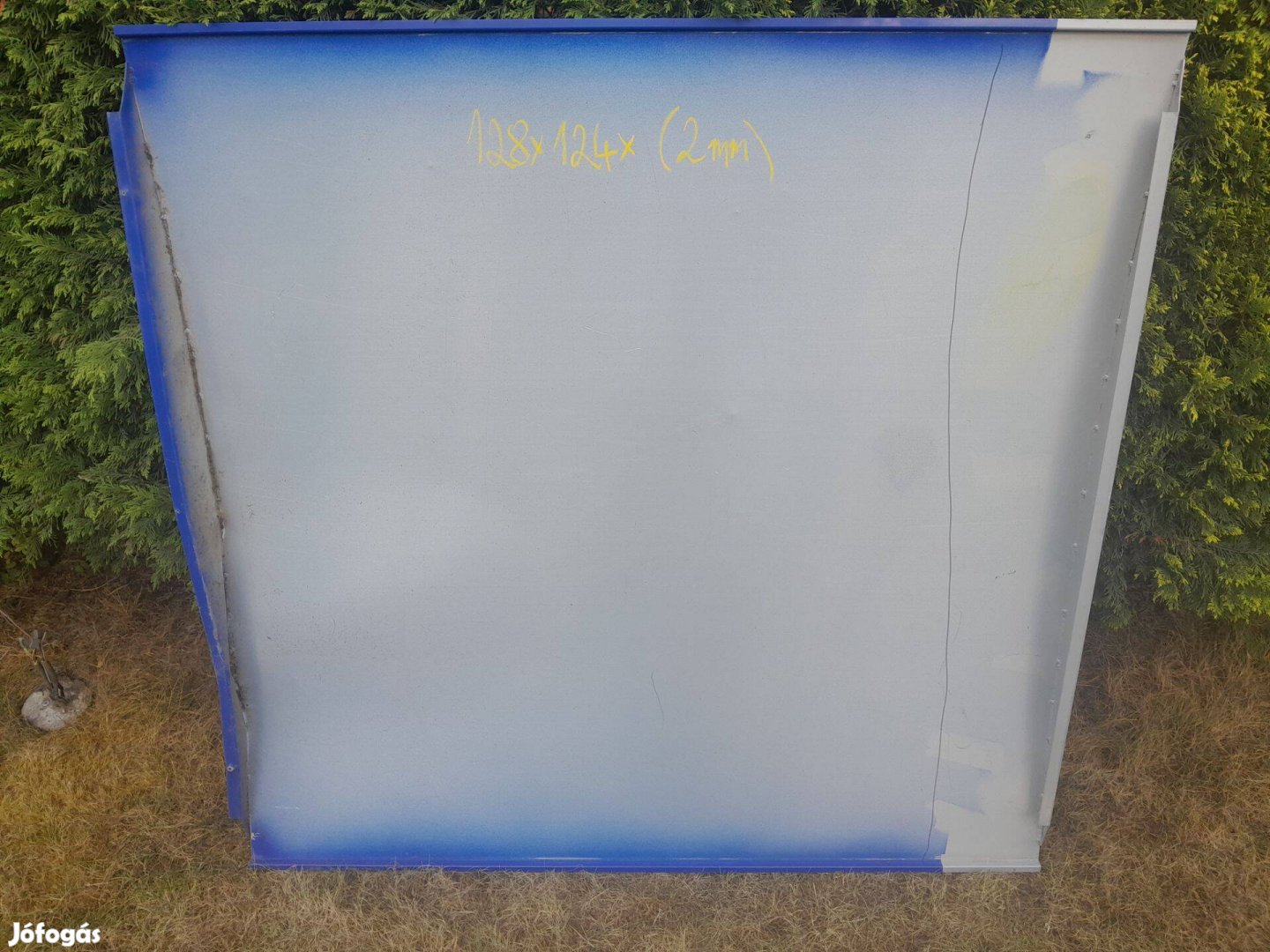 Aluminium alu lemez tábla 128x124cm 2mm