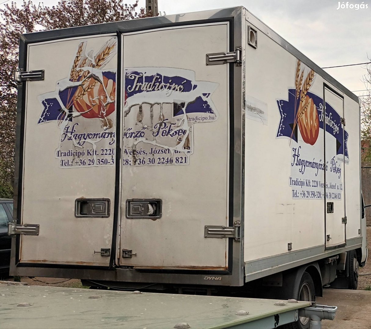 Alumínium doboz, tároló, felépítmény.