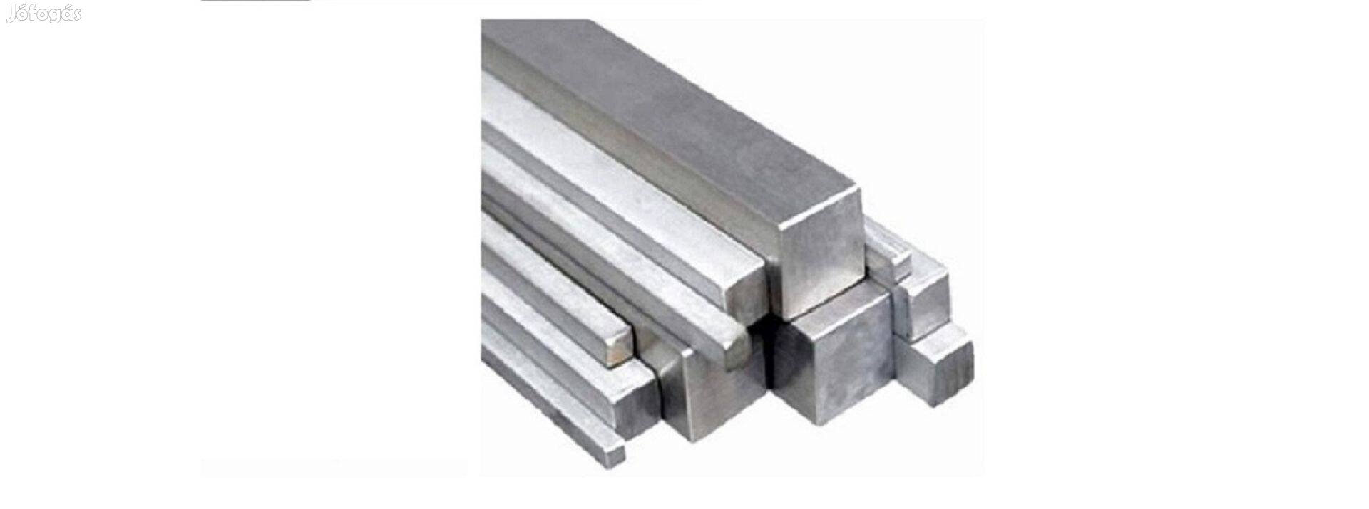Alumínium négyzetrúd, 6082 T6/50 eladó, új, számlával. Legkisebb rende