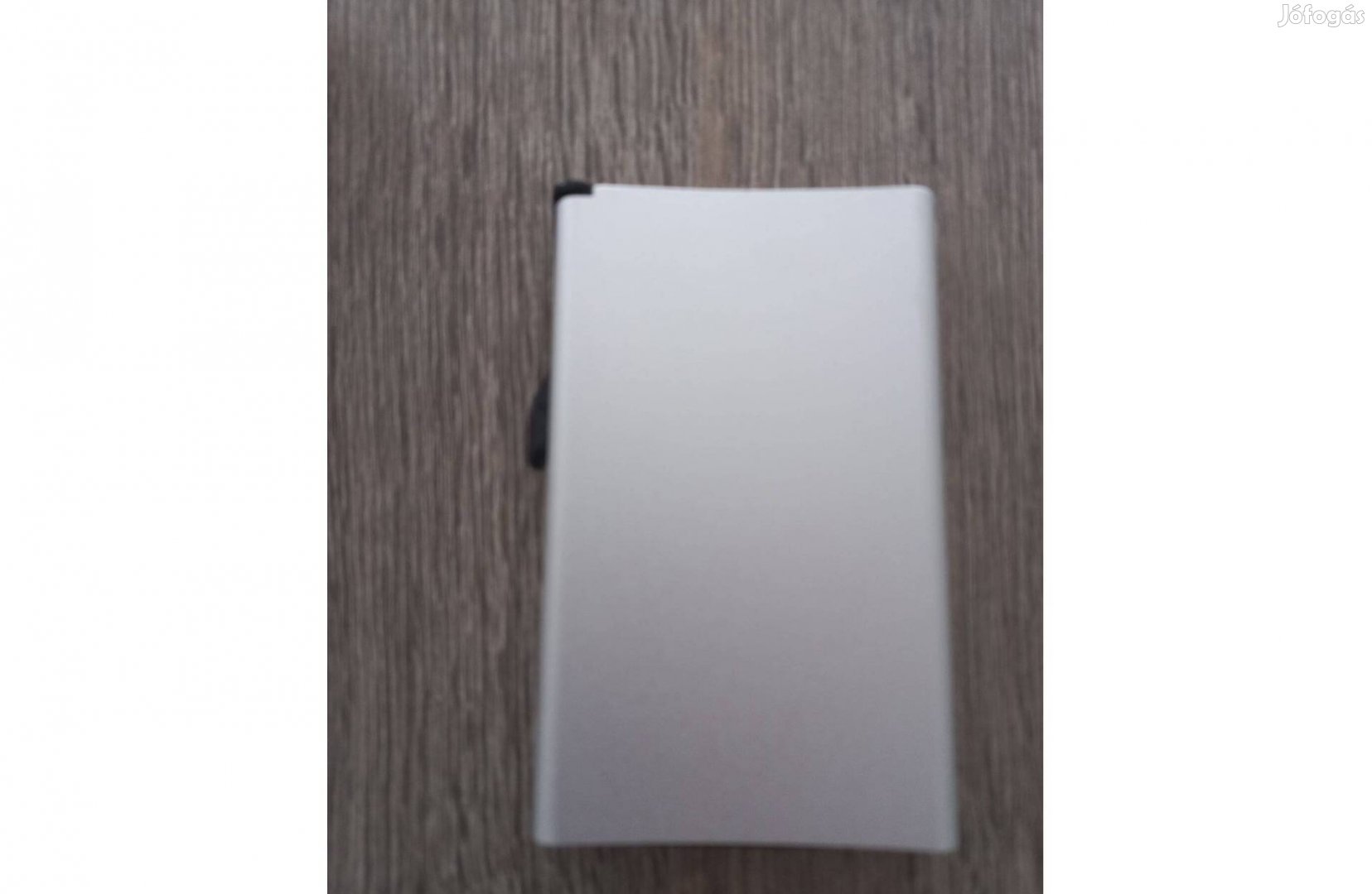 Alumínium vékony bankkártyatartó, RFID védelem, 10 x 1,2 x 6 cm, Szürk