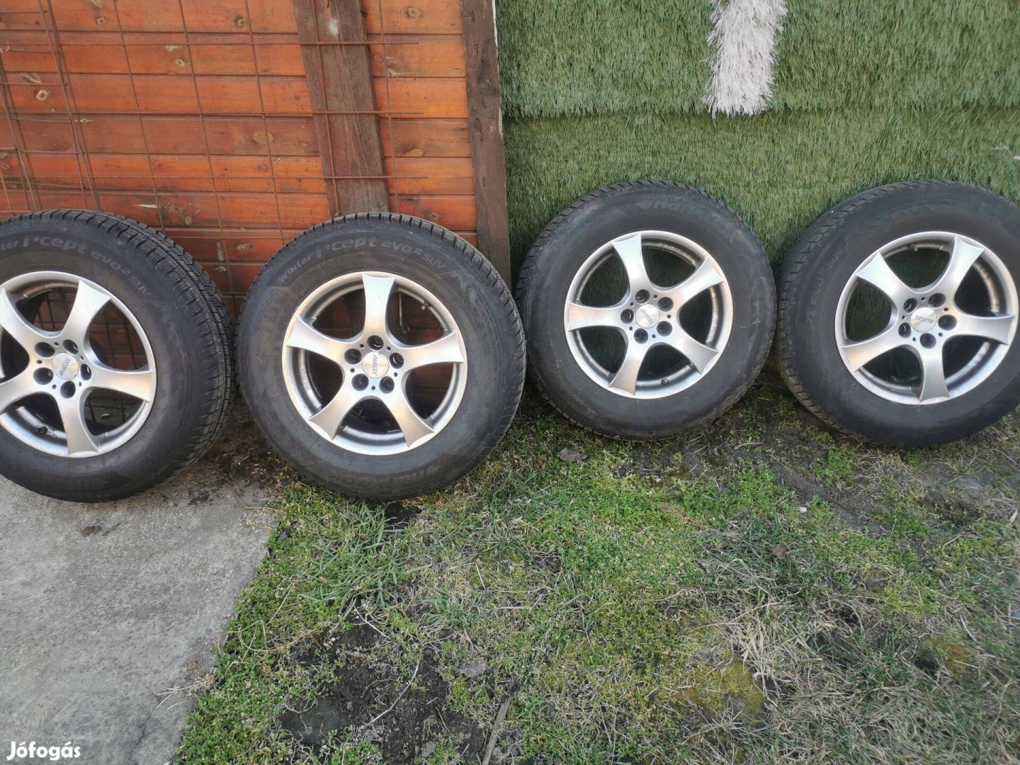Alutec 16"-os alufelni téli gumival.4 db.5x114,3mm