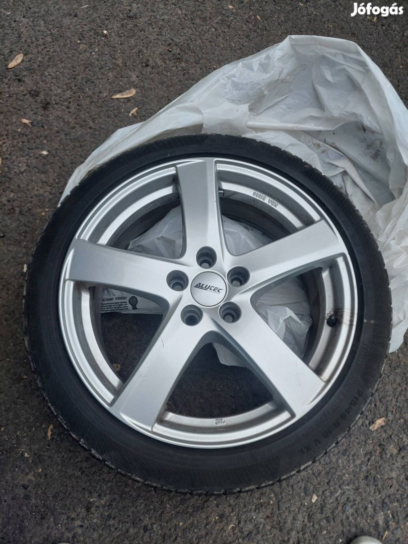Alutec 5x114.3 18 alufelni Mazda 215/45 R18 téli gumival 