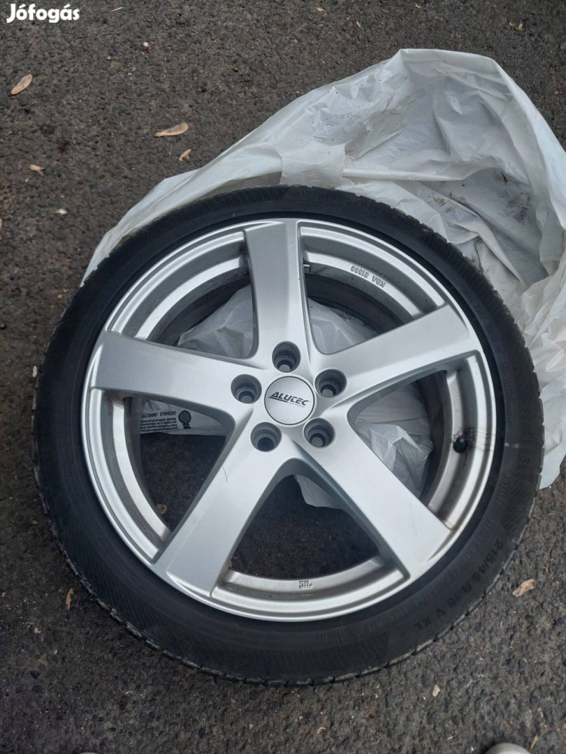 Alutec 5x114.3 18 alufelni Mazda 215/45 R18 téli gumival 