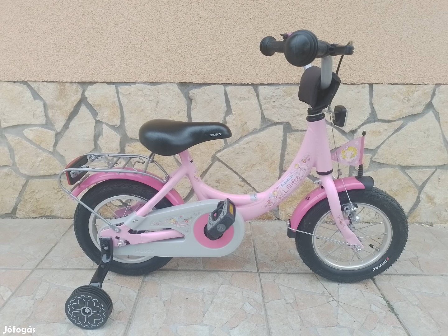 Aluvázas 12-es kontrafékes kislány kerékpár bicikli. 