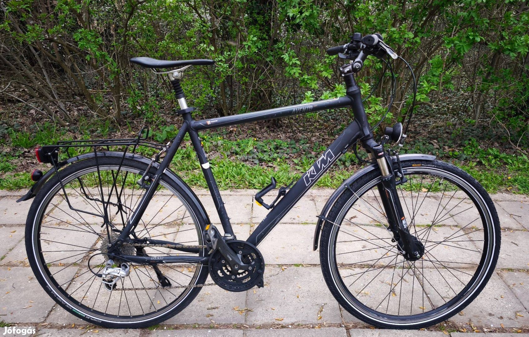 Aluvázas KTM trekking kerékpár 60 cm nyeregvázcső, 60 cm