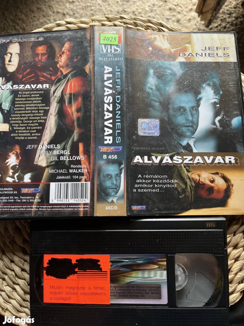 Alvászavar vhs kazetta