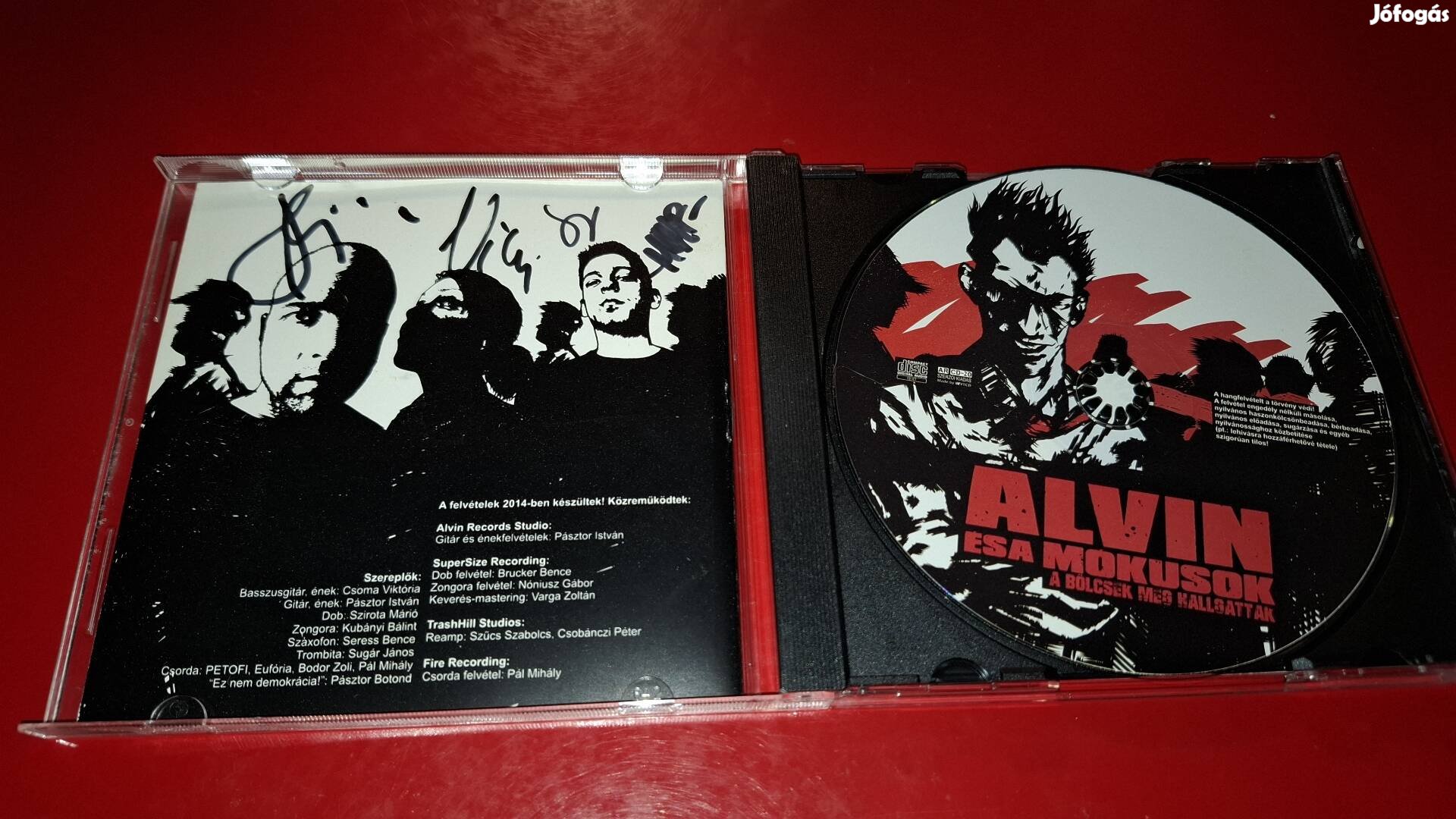 Alvin és a Mókusok A bölcsek meg hallgattak Cd 2014 Aláírt