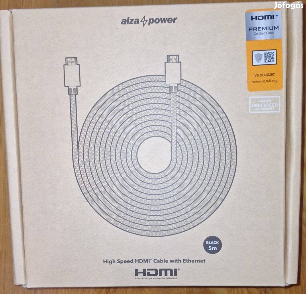 Alzapower Premium HDMI 2.0 High Speed with Ethernet 4K, 5m, bontatlan