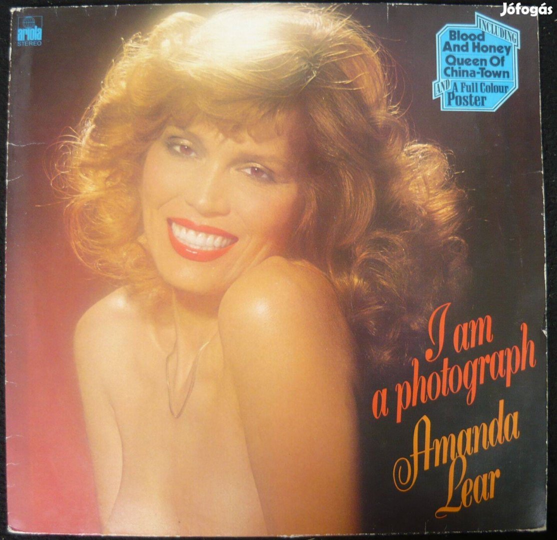 Amanda Lear: I am a photograph (német nyomású LP)