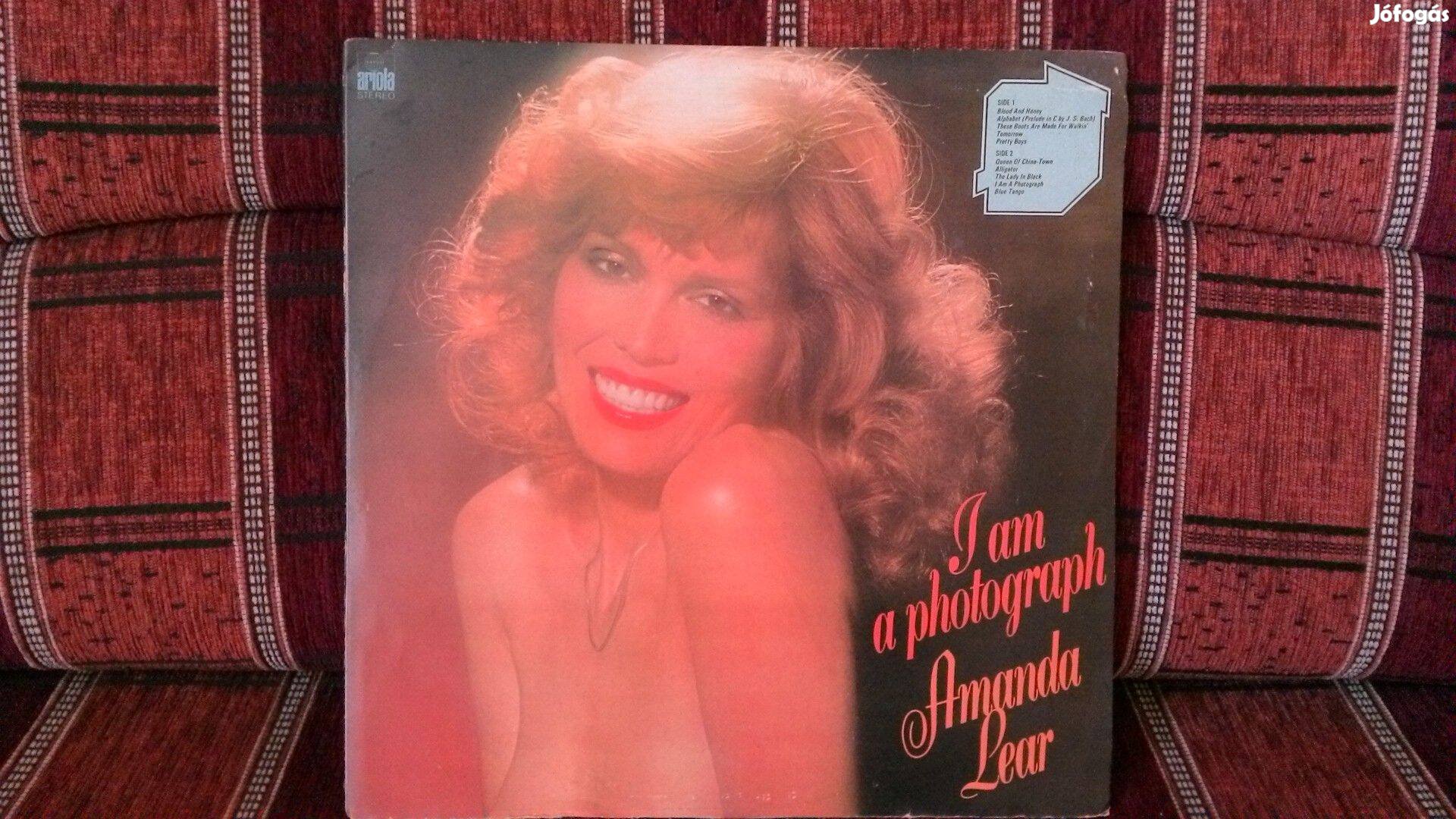 Amanda Lear - I am a photograph hanglemez vinyl bakelit lemez