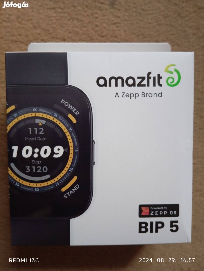 Amazfit Bip 5 okosóra új