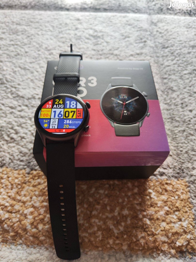 Amazfit GTR 3 Pro + cserekijelző