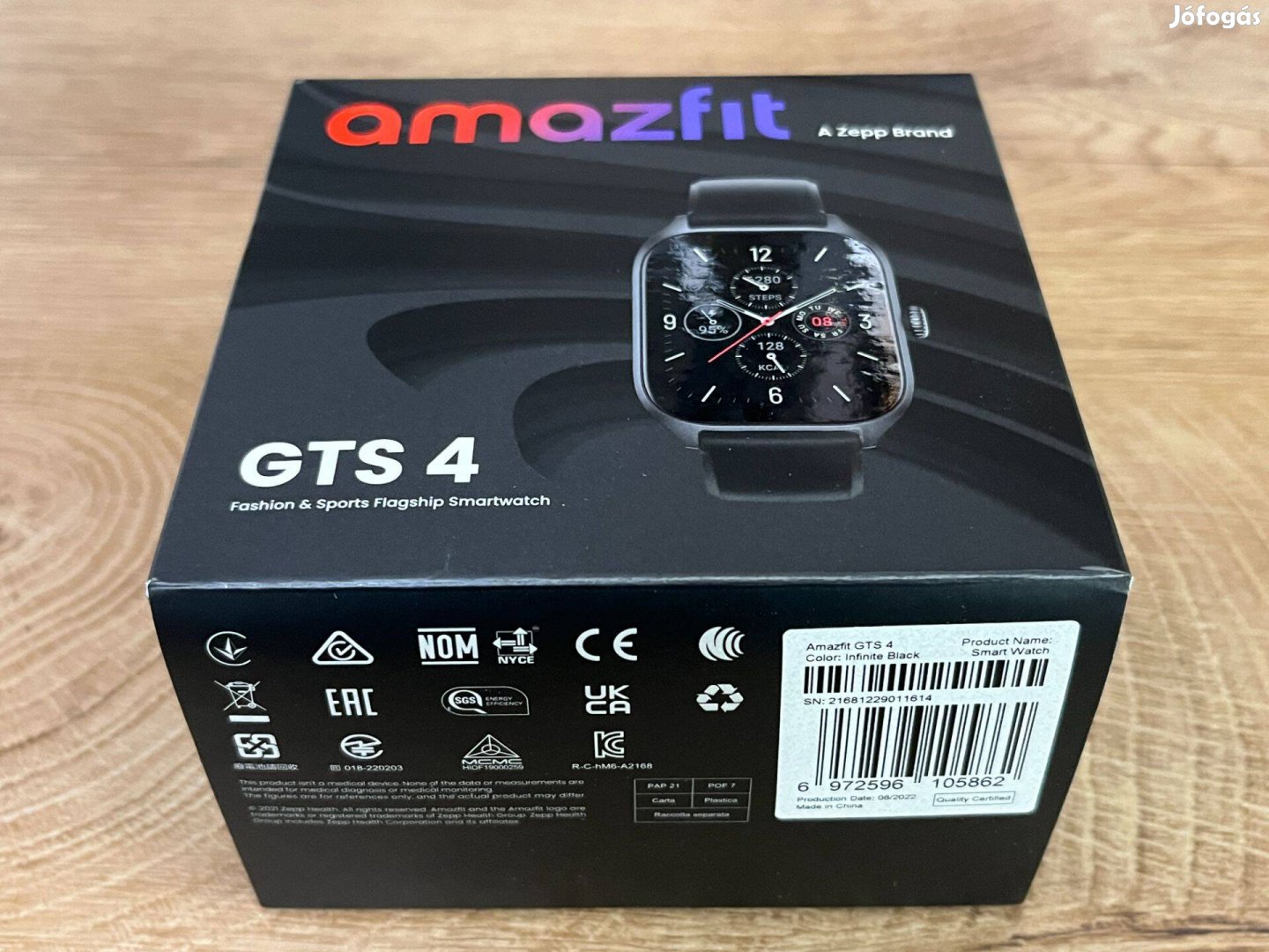 Amazfit GTS 4 android ios okosóra smart watch - kompletten