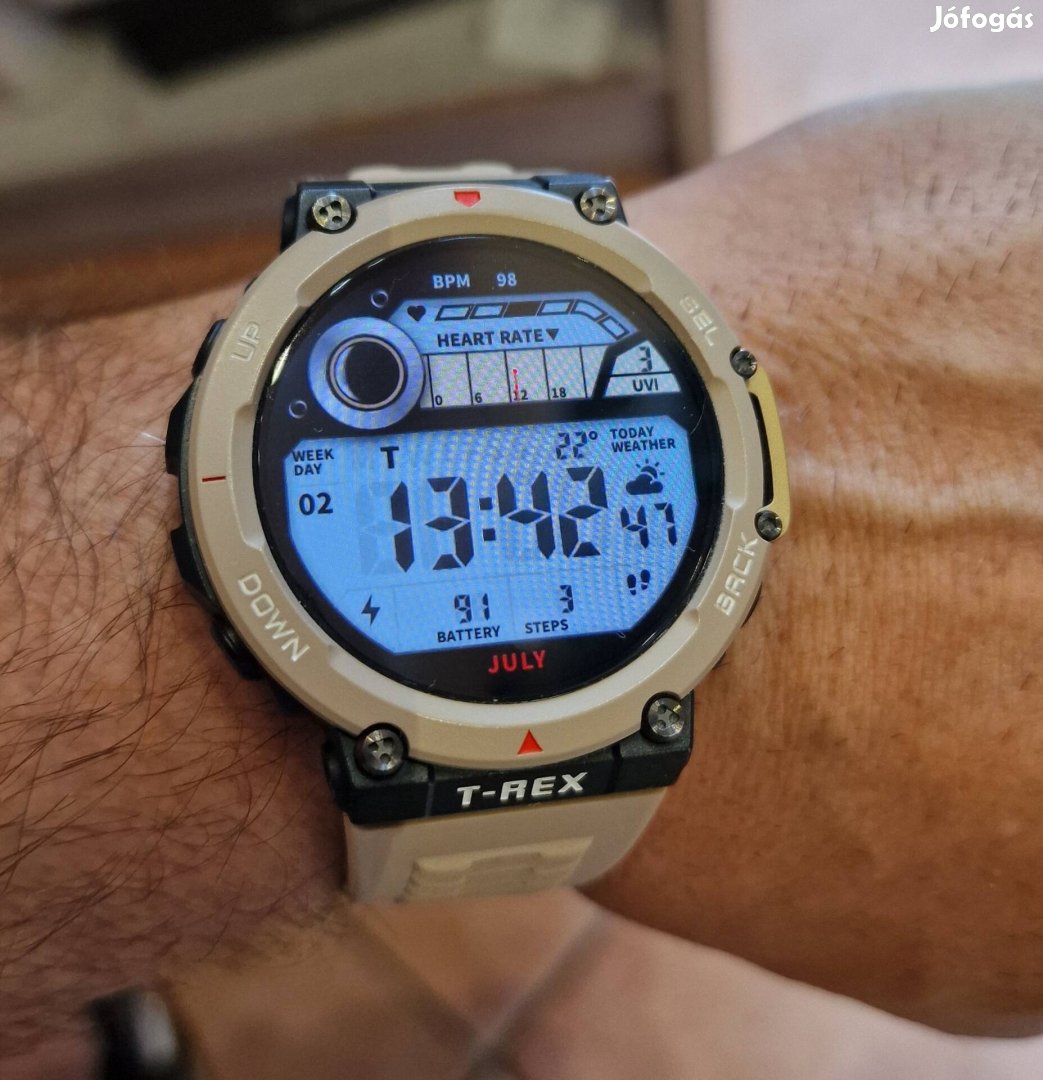 Amazfit T-Rex 2 okosóra 