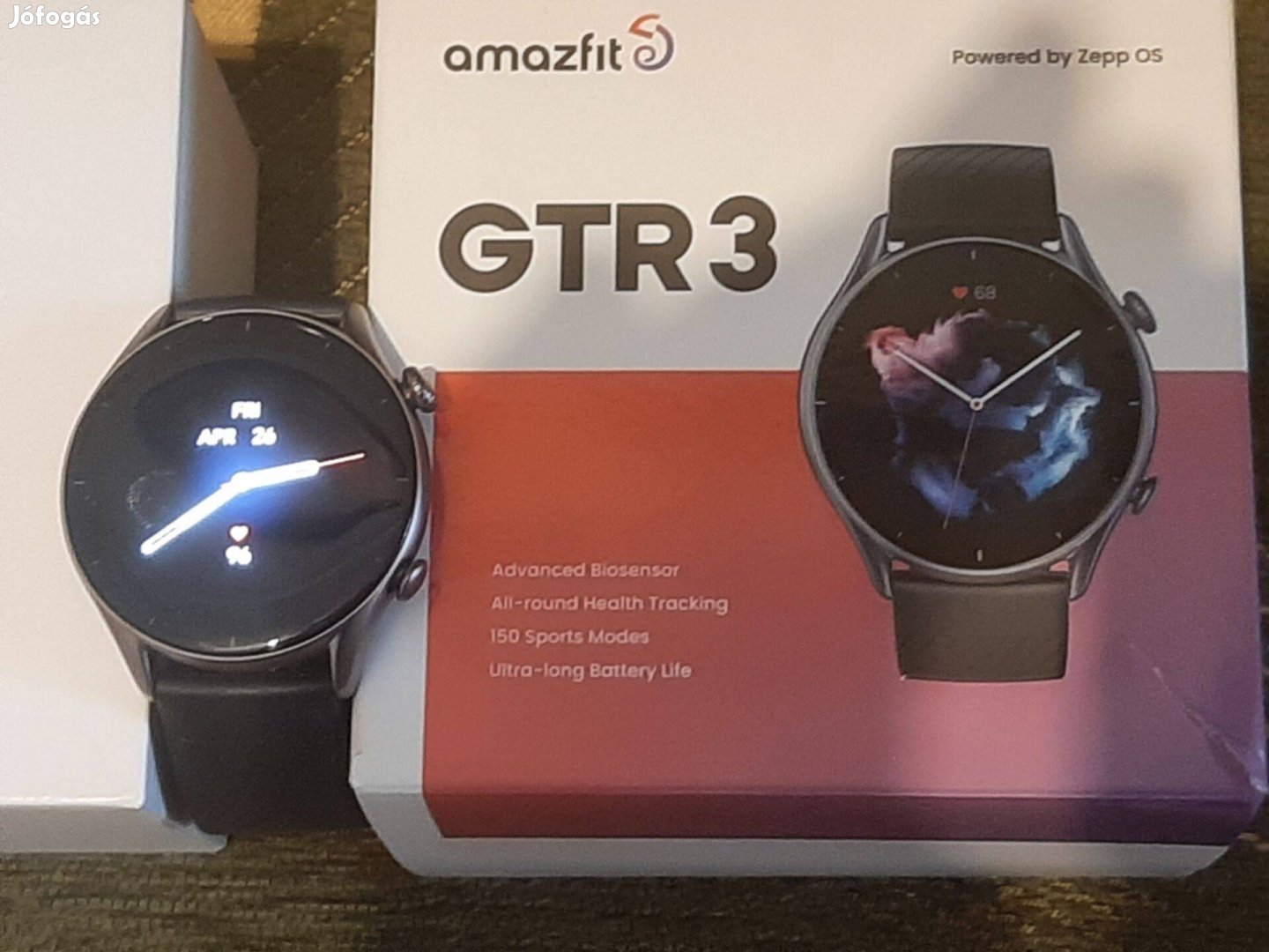 Amazfit gtr3 okosóra amoled kijelzős