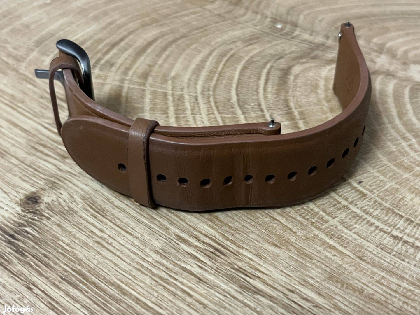 Amazfit gtr gts trex okosora szíj eredeti barna bőr 22mm